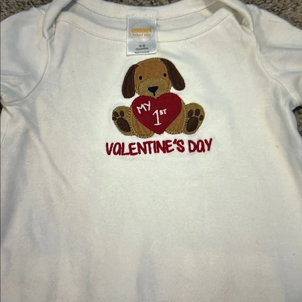 Gymboree My 1st Valentine’s Day Onesie, 3-6M